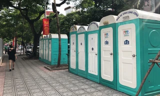 Hà Nội: Lắp 612 nhà vệ sinh lưu động phục vụ người dân và du khách dịp Quốc khánh 2/9
