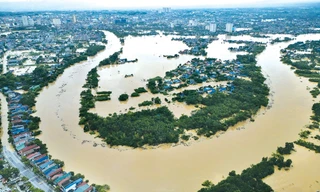 Thái Nguyên: Nước lũ sông Cầu có thể cao hơn trận lũ lịch sử năm 1971