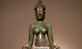 Bảo vật quốc gia tượng Bồ tát Tara hoàn chỉnh lần đầu lộ diện 