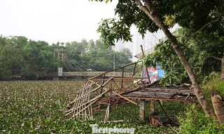 Khu sinh thái 15ha giữa Hà Nội bị bỏ hoang, hóa thành bãi rác, sân pickleball