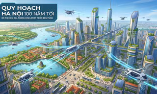 Từ phố đi bộ đến taxi bay: Hà Nội vẽ lại diện mạo Thủ đô trong 100 năm tới