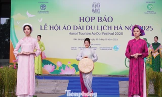 Diễu hành 1.000 người, tái hiện lễ rước tổ nghề may áo dài tại hồ Hoàn Kiếm