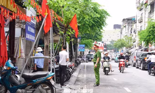 Đường hơn 300 tỷ nối sông Hồng với phố cổ đã được trả lại lòng đường, vỉa hè 