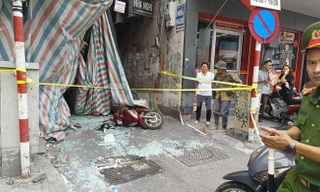 Hà Nội thông tin về công trình xây dựng làm rơi bê tông đè vào 2 người đi đường