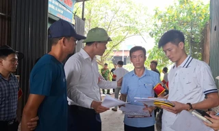 Cưỡng chế kiểm đếm 150 trường hợp tại dự án Cụm công nghiệp Hữu Bằng 