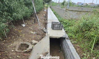 Vụ dân góp tiền làm mương tiêu bị yêu cầu xử lý: Lãnh đạo xã rất khó xử