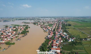 Chủ tịch Hà Nội yêu cầu báo cáo tiến độ nâng cấp đê chống lũ trong tháng 10