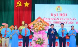 Phó Chủ tịch Tổng LĐLĐ Việt Nam Nguyễn Xuân Hùng dự Đại hội Công đoàn xã Gia Vân