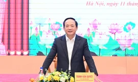 Trưởng Ban Tuyên giáo và Dân vận Trung ương làm việc với các cơ quan báo chí 