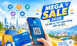 Bùng nổ 'đại tiệc' Mega Sale Ngày Thanh toán số Việt Nam 2026 