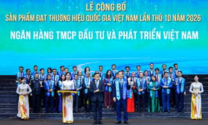 BIDV khẳng định vị thế ‘Thương hiệu quốc gia’ với 9 lần nhận giải thưởng uy tín