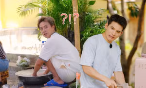 Quán Nhà Haha tập 2: Quốc Thiên hơn thua với Duy Khánh, ví món Jun Phạm nấu như chè