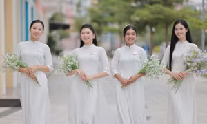 Dàn thí sinh Hoa hậu Việt Nam 2026 khoe vẻ đẹp tinh khôi cùng áo dài trắng