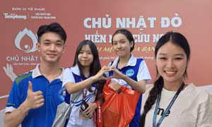 Sinh viên hiến máu tại Chủ Nhật Đỏ 2026: Hành động nhỏ nhưng mang tính lan tỏa cao