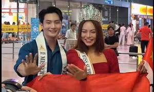 Mai Ngô lên đường dự thi Miss Supranational 2026 muộn, chi phí hành lý gây sốc