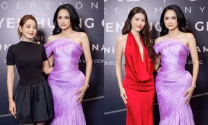 Dàn người đẹp Việt khoe sắc, tới ủng hộ Hương Giang lên đường thi Miss Universe