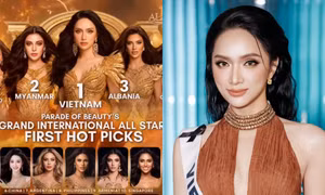Hoa hậu Hương Giang được dự đoán giành vương miện mùa giải MGI All Stars