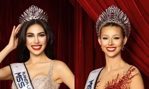 Top 2 Miss Cosmo 2025 ghi dấu ấn nhan sắc trong bộ ảnh Cosmo Family