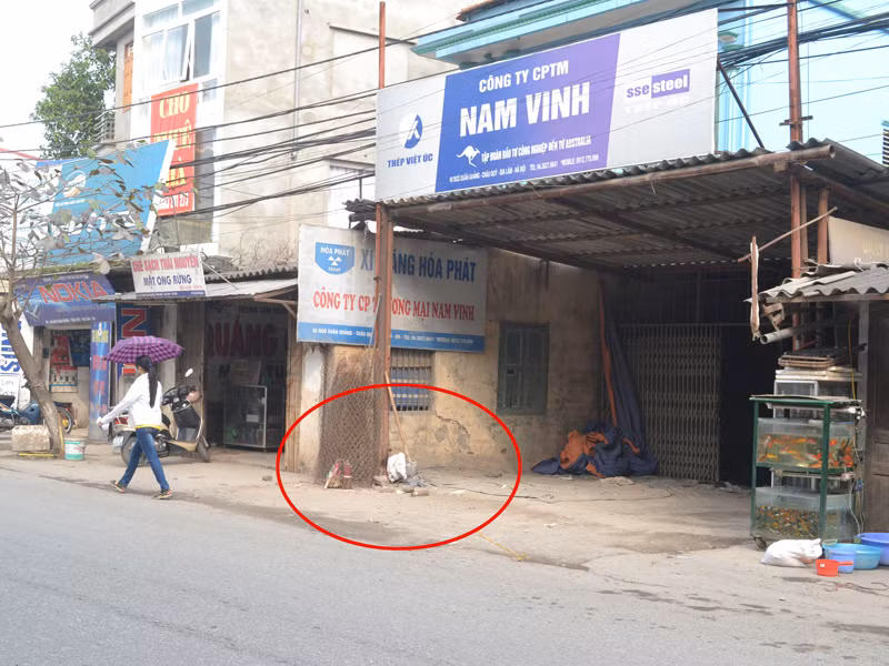 Hiện trường nơi xảy ra án mạng rạng sáng 25-2