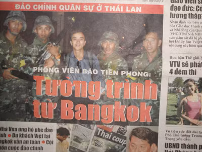 Tiền Phong ở điểm nóng thế giới