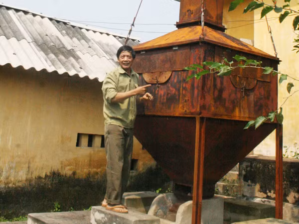 Lò xử lý rác y tế của lão nông đa tài