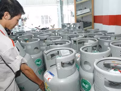 Giá gas giảm 35.000 đồng/bình