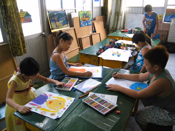 Một lớp học của CLB Mầm Sáng