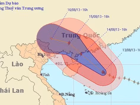 Bão số 7 gây mưa lớn ở miền núi phía Bắc