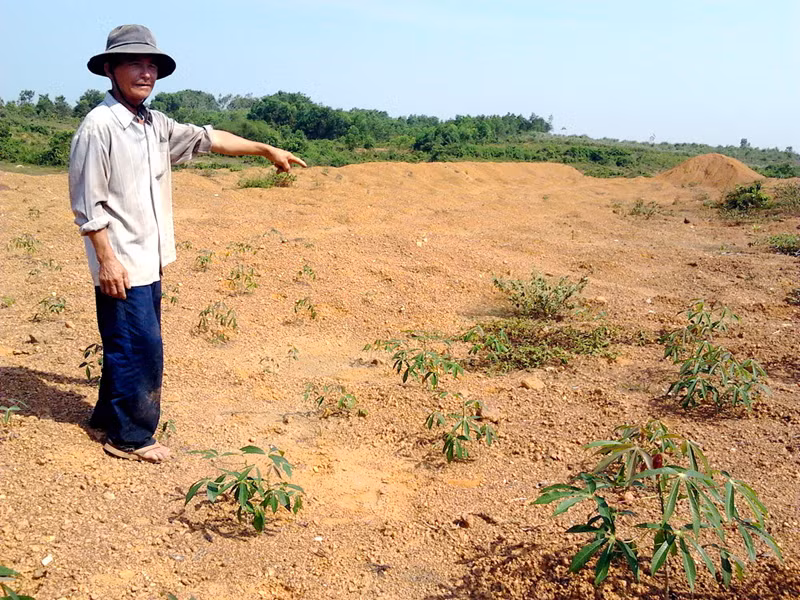Dự án ba năm ngủ yên sau khởi công hoành tráng