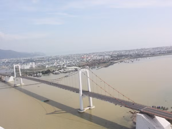 Thành phố Đà Nẵng nhìn từ trực thăng