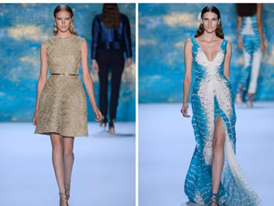 Ấn tượng đầm vảy cá tại New York Fashion Week