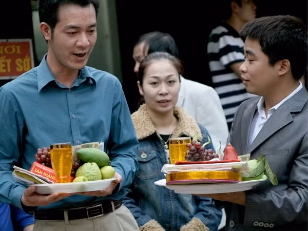 Nhộn nhịp trước ngày khai ấn đền Trần