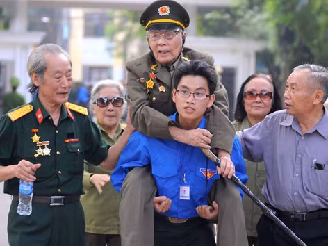 Hình ảnh đẹp trong ngày viếng Đại tướng