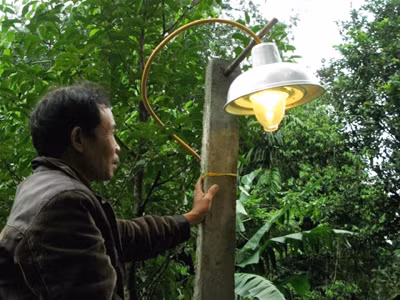 Rác thải thành điện thắp sáng nông thôn