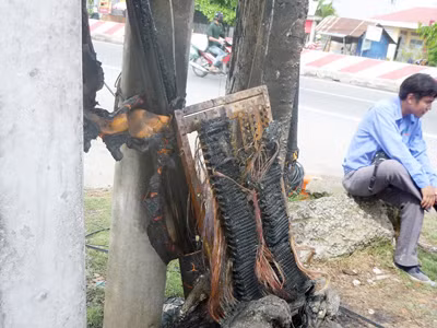 Cháy cáp viễn thông, cáp truyền hình