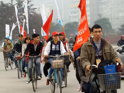 Sinh viên Hà Nội sẵn sàng cho Chủ nhật đỏ
