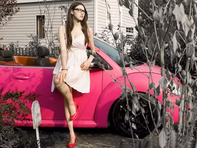 Nữ tính với mui trần Volkswagen New Beetle