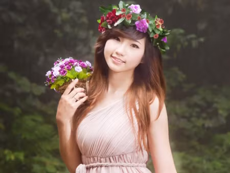 Nữ sinh Kinh tế mơ màng trong rừng vắng