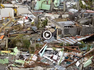 Clip: 1.200 người Philippines chết vì siêu bão Haiyan