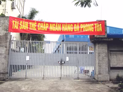 Ồ ạt bán tài sản thế chấp thu nợ