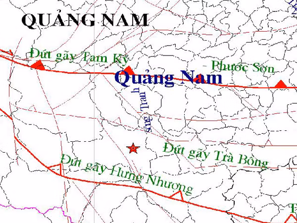 Lại động đất ở thủy điện Sông Tranh 2