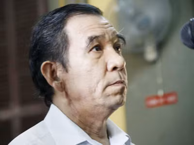 Bị cáo Sỹ trước tòa. Ảnh: Hữu Vinh