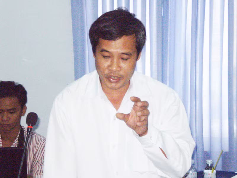 Phó Chủ tịch UBND huyện Cần Giờ Đoàn Văn Sơn: “Chúng tôi đang lưu giữ nhiều chứng cứ quan trọng và sẽ đưa ra vào dịp thích hợp”.