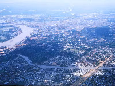 Diện mạo 'hoang sơ' của Sài Gòn năm 46 nhìn từ không trung