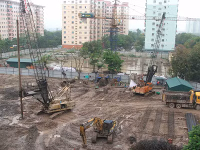 Sống chung với công trường