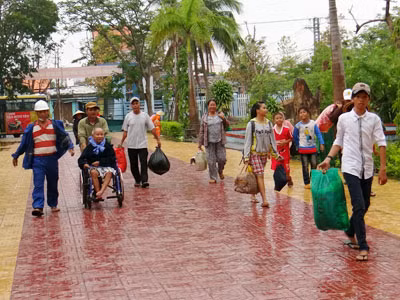 Quảng Nam: Người dân tránh bão bắt đầu trở về nơi ở cũ