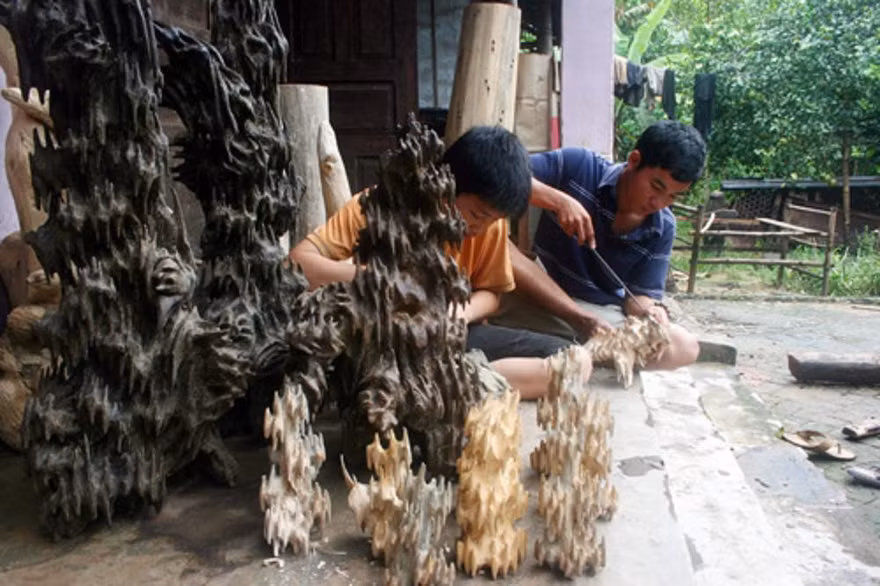 Trầm Quảng Nam xuất ngoại