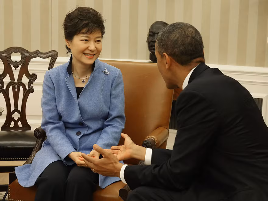 Tổng thống Hàn Quốc Park Geun Hye và Tổng thống Mỹ Barack Obama