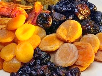 Dinh dưỡng trong hoa quả sấy khô