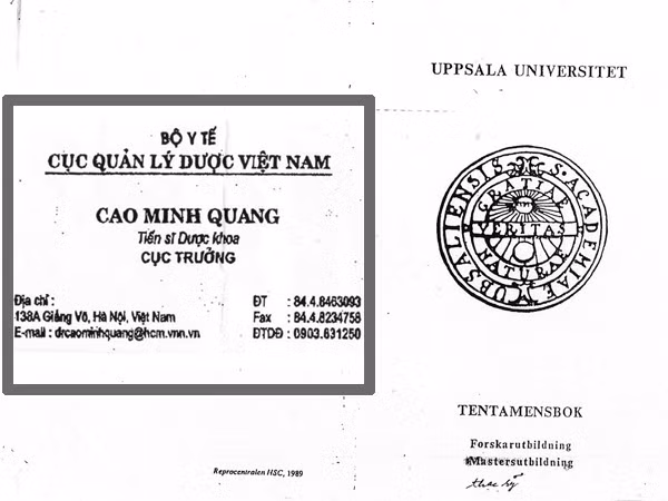 Thứ trưởng Bộ Y tế tự phong bằng tiến sĩ